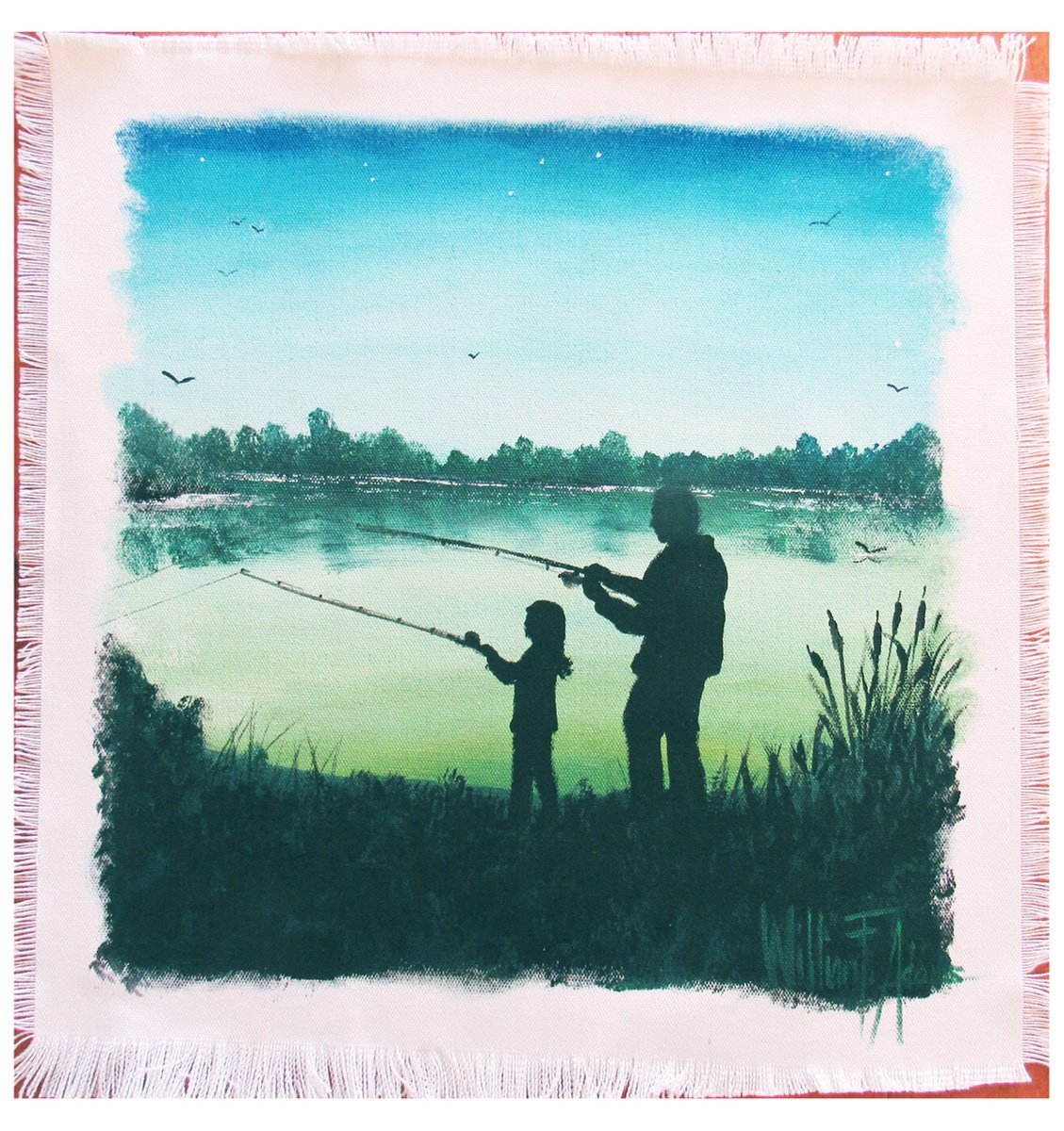 Gone Fishing with Daddy! by William F. Adams