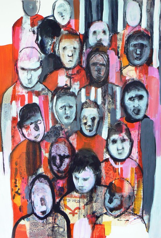 Study of a crowd #10
