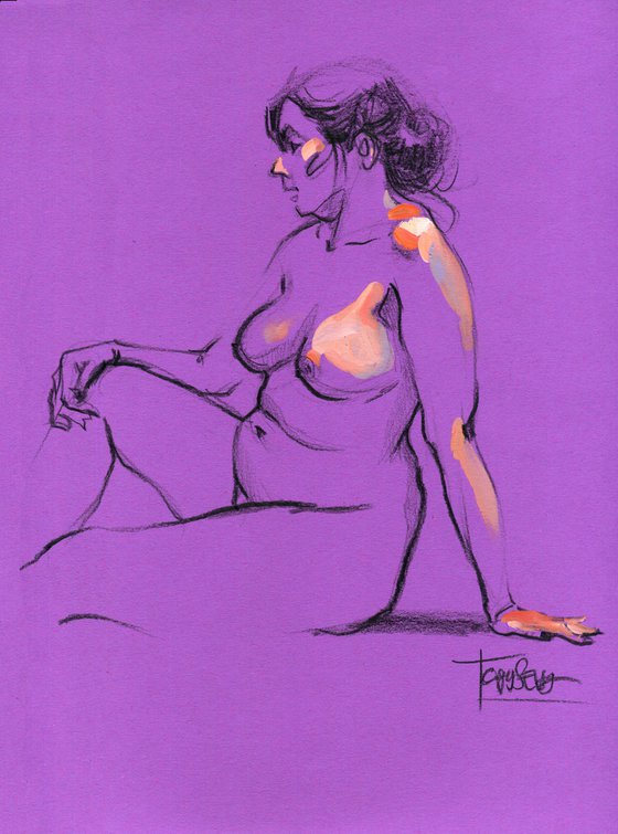 Nude life drawing 016