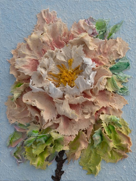 Textured Floral Bloom