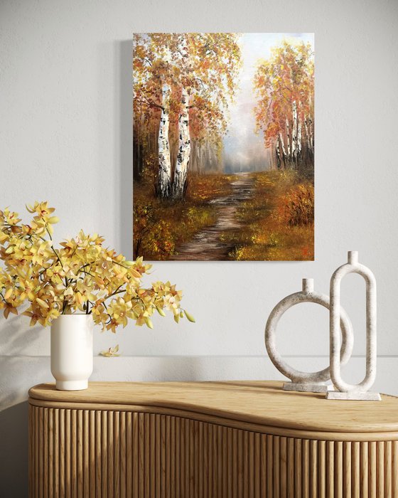 Golden Birches