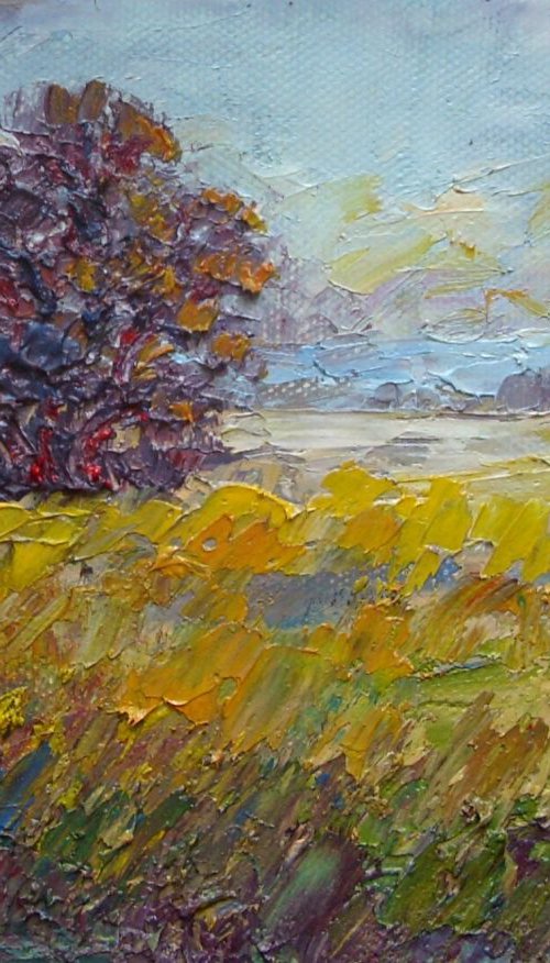 Lonely tree by Liubov Ponomarova