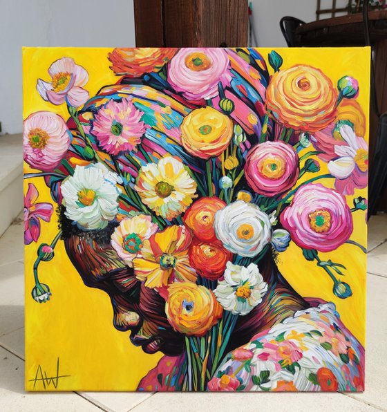 A Head Full of Flowers