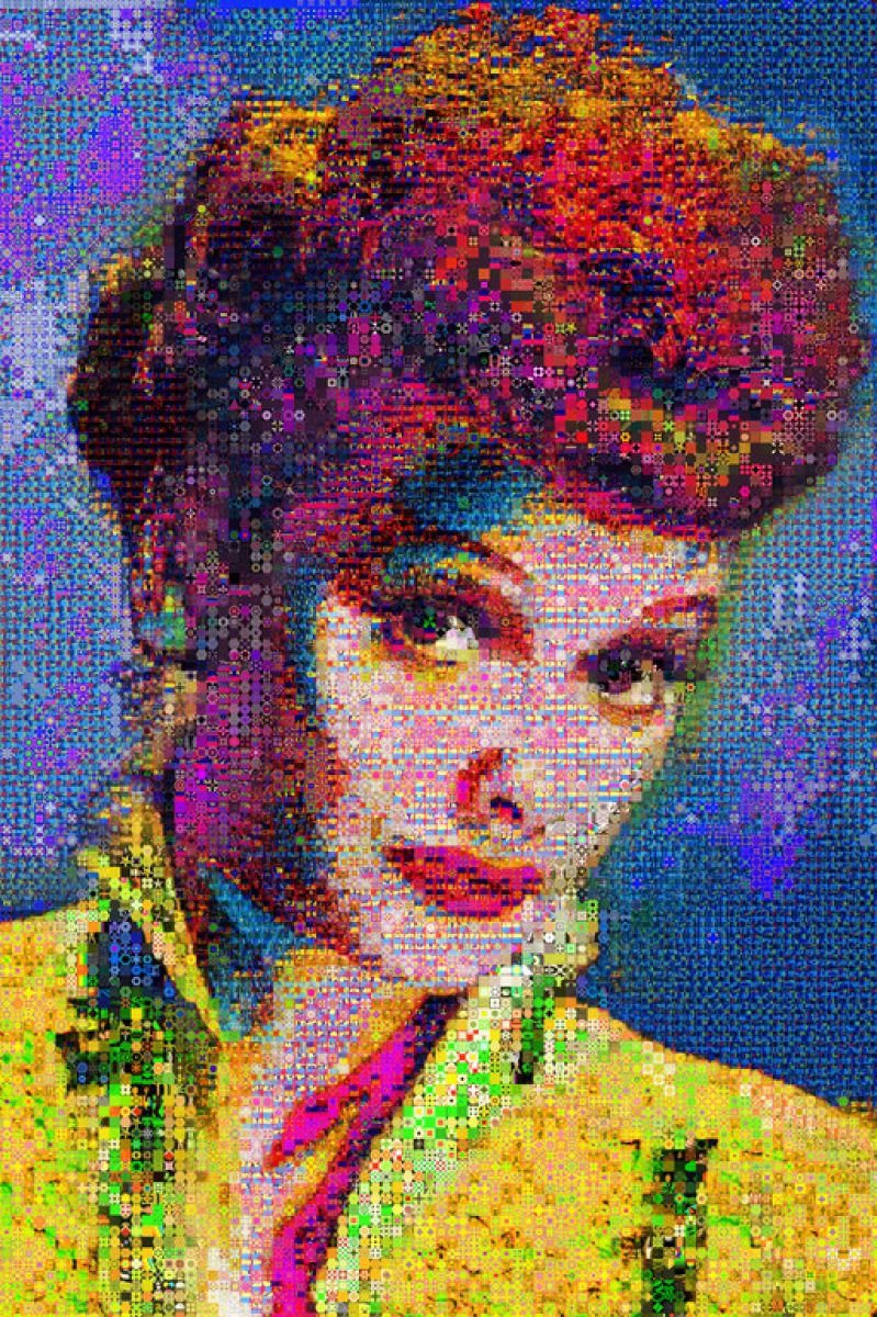 Portrait Painting By John Lijo Bluefish, 60 X 90, Still In Love, Original Artwork