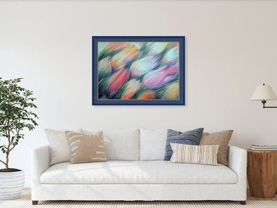Tulips Blue