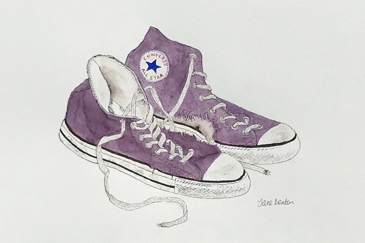 Illustrative Still Life Watercolour By Jane Denton, 13 X 9, 