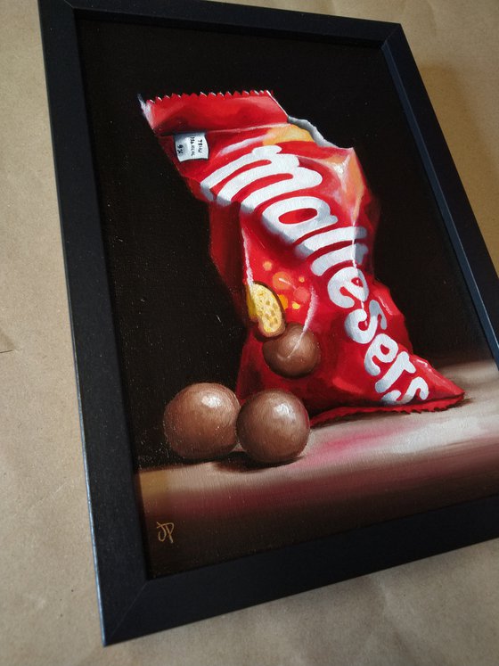 Maltesers chocolate still life