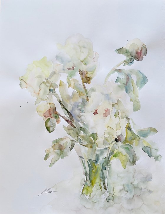 Peonies 50x65 cm 2025