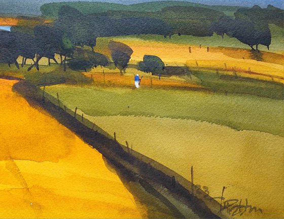 Indian yellow, summer light 2