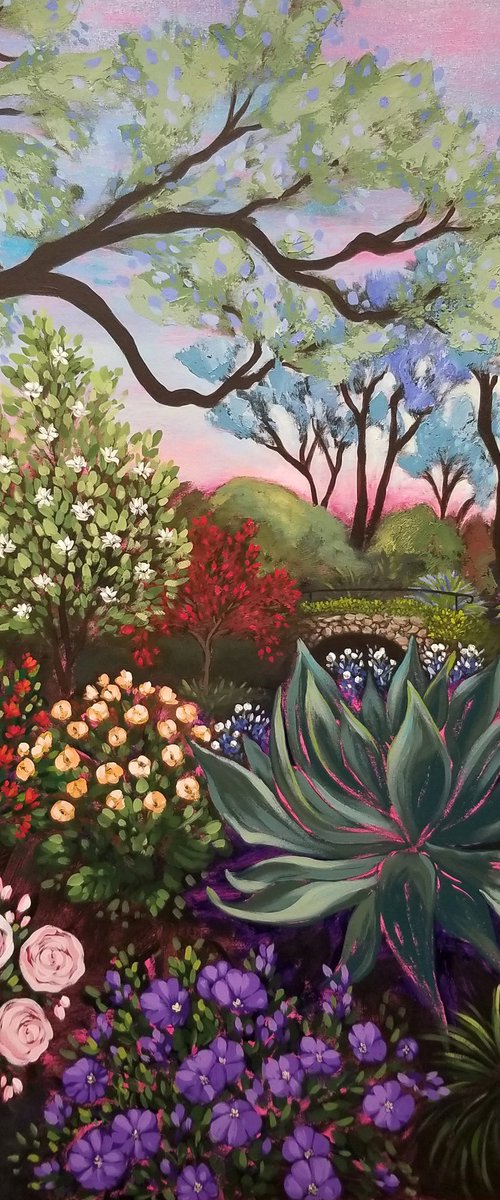 Evening in the Garden by Karen Rieger