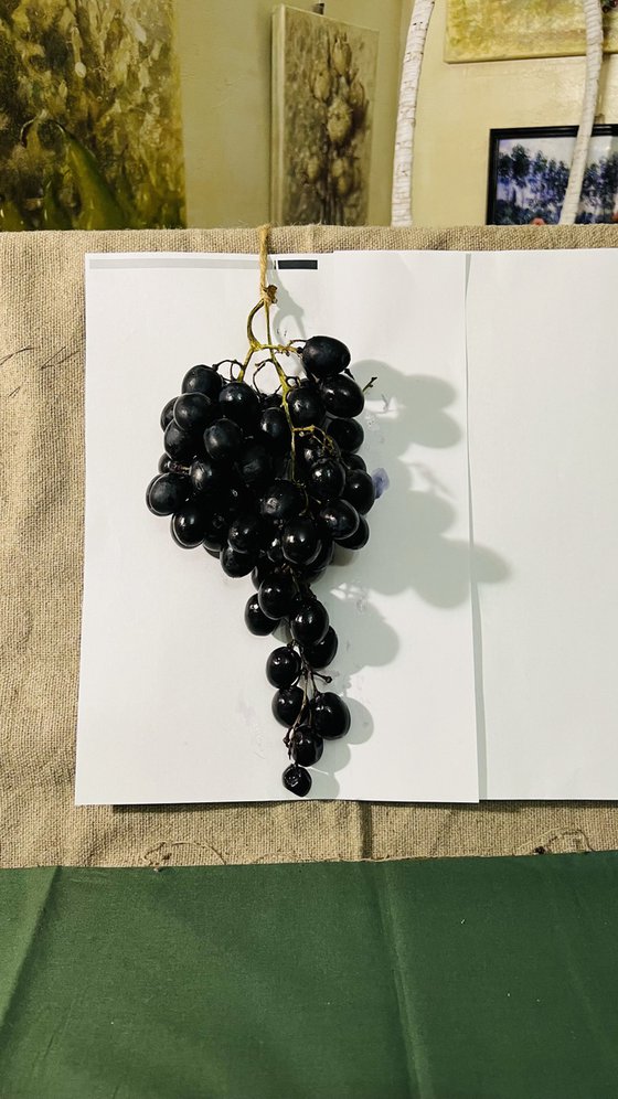 Grape Harvest Still Life, Old World Italian