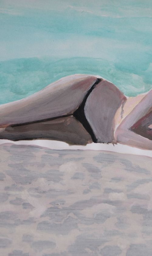 At the beach  # 10 by Alexandra Djokic