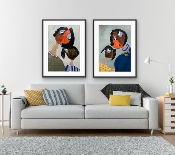 Mummy Dearest (Diptych)