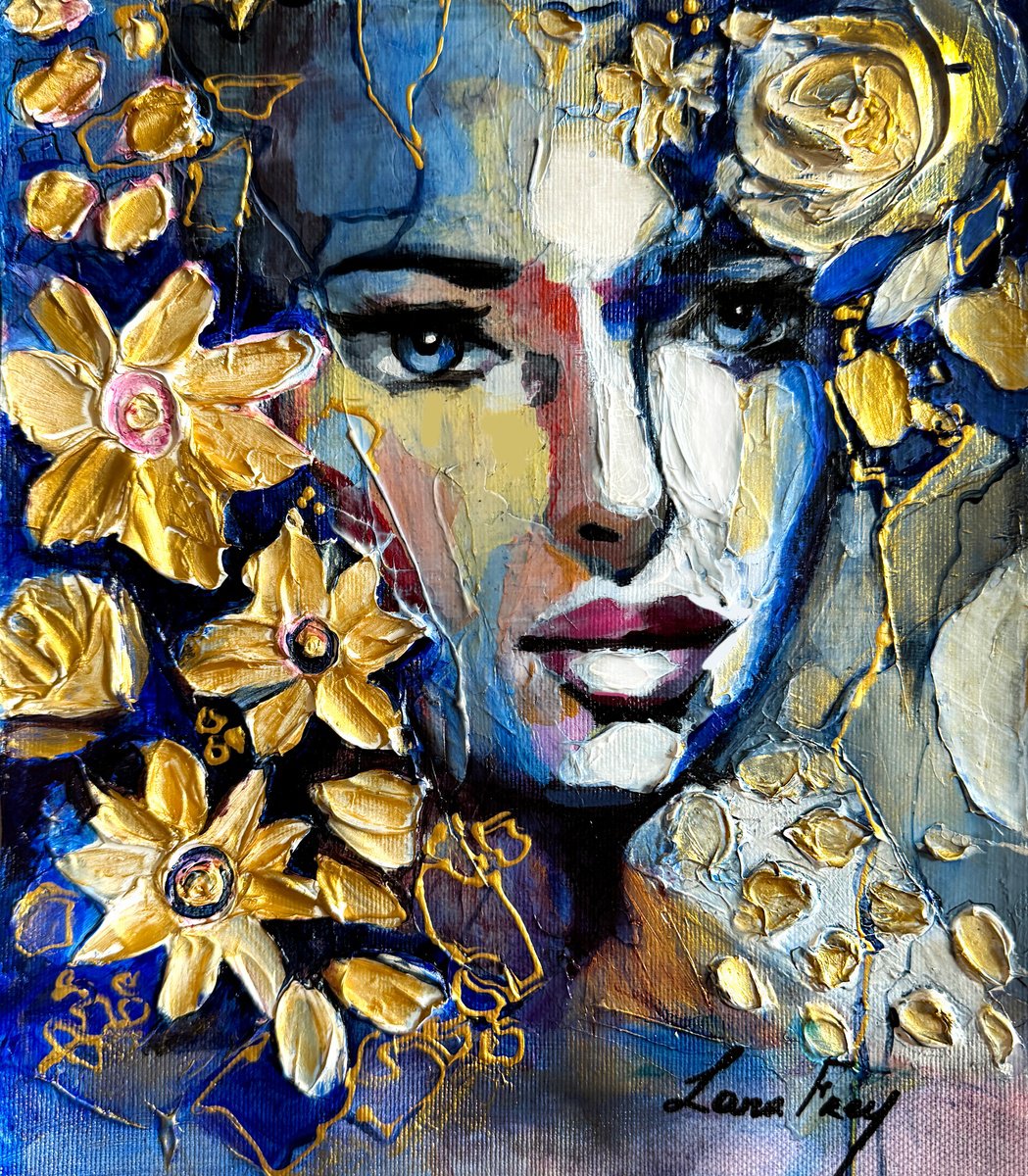 Golden Petals by Lana Frey