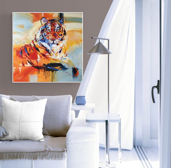 TIGER #2 | 100 x 100cm