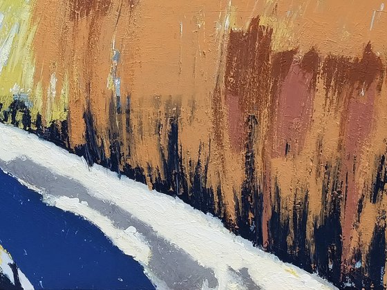 Season of Ocher and White