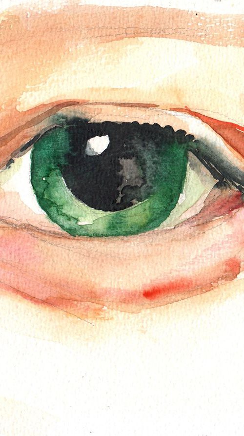 Green Eye. by Mag Verkhovets
