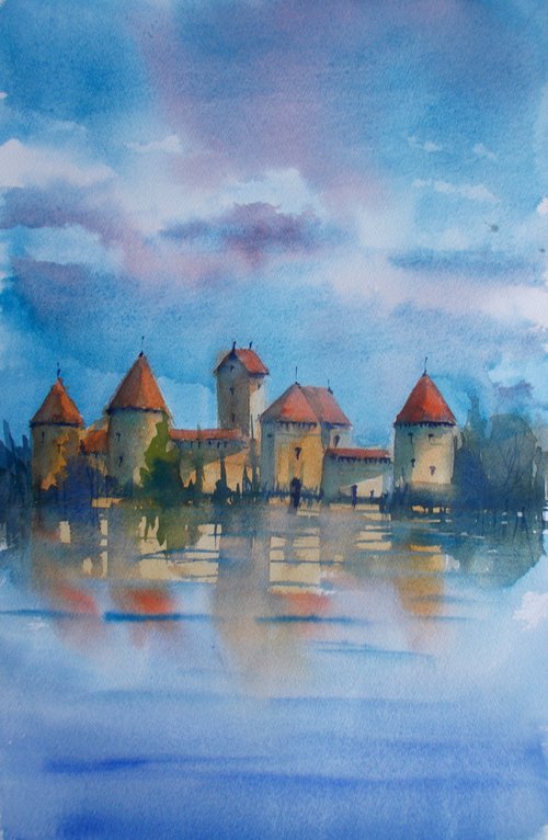 Trakai castle by Giorgio Gosti