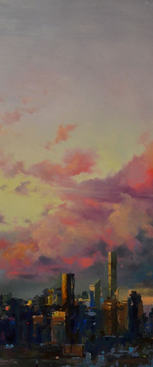 Pink Sunset by Zhanna Kondratenko