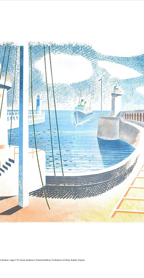 Newhaven Harbour by Eric Ravilious