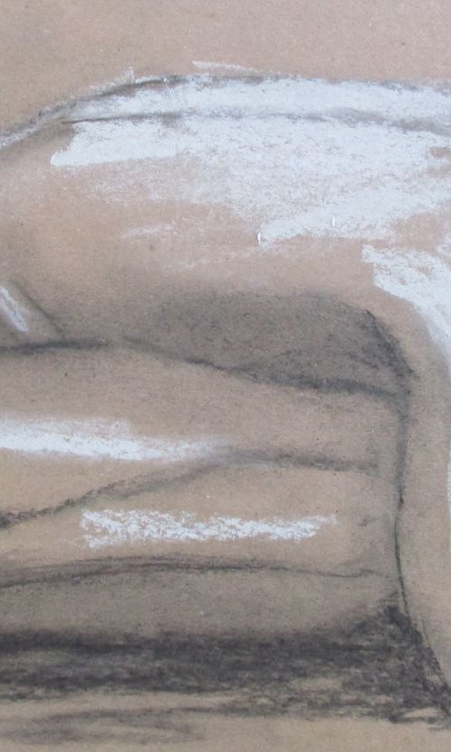 Charcoal and pastel sketch #10181 by Rosalind Roberts