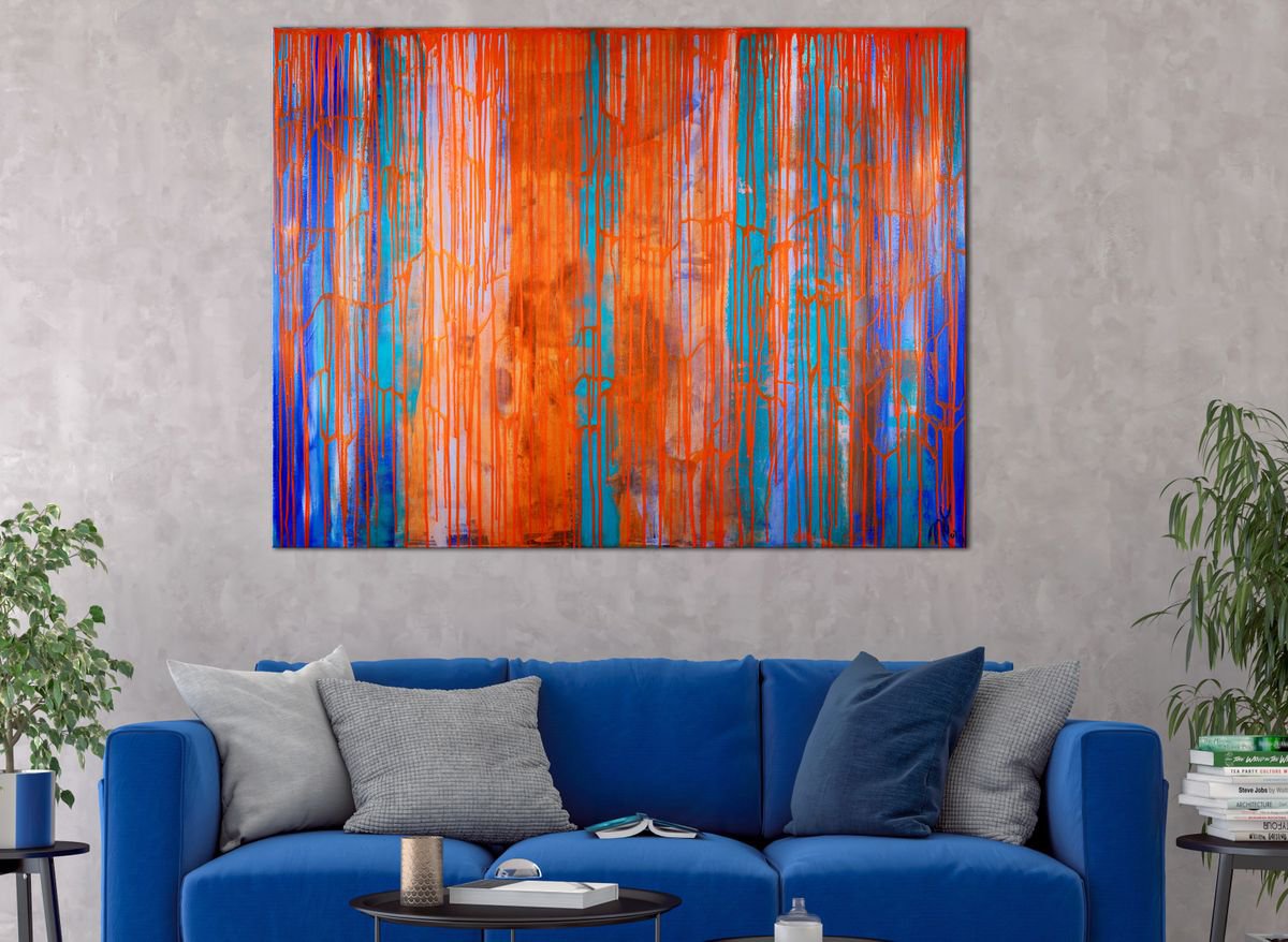 A Closer Look (Optical Spectra) By Nestor Toro, 48 X 36, Artwork For Sale On Artfinder