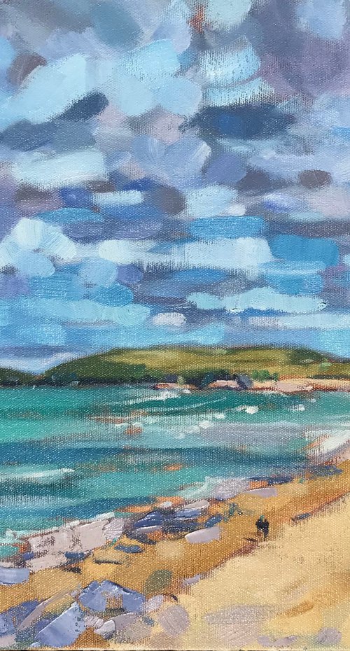 Windy Walk Along Constantine Bay by Emma Dashwood