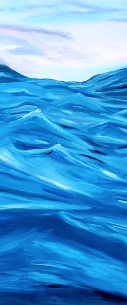 Turbulent sea by Sanja Jancic