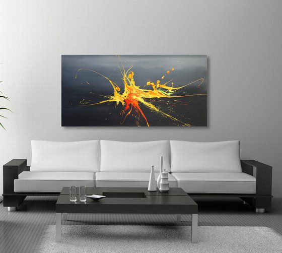 Lava In Space (Spirits Of Skies 098165) - 140 x 70 cm - XXL (56 x 28 inches)