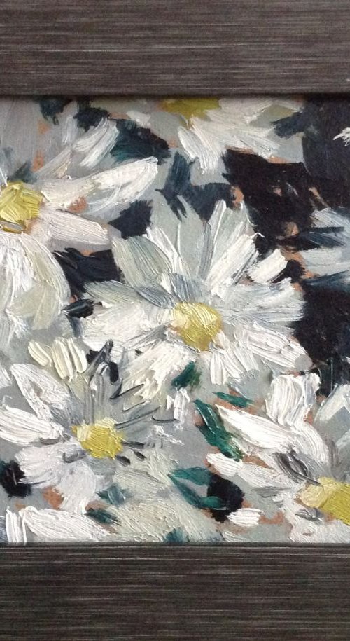 Golden-daisy. Little etude by Nataliia Nosyk