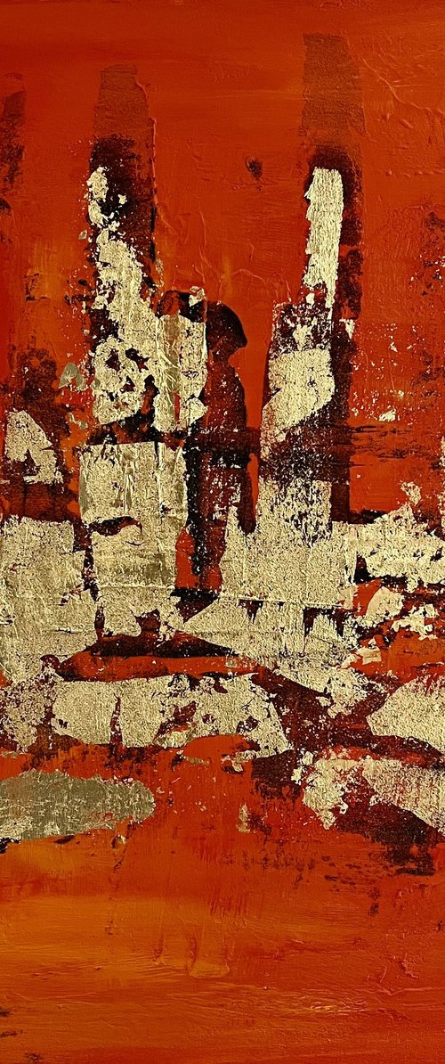 Golden Streets Acryl Blattgold by Exclusive Arts