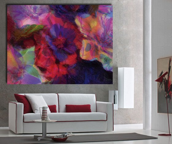 Floral/XL large original artwork