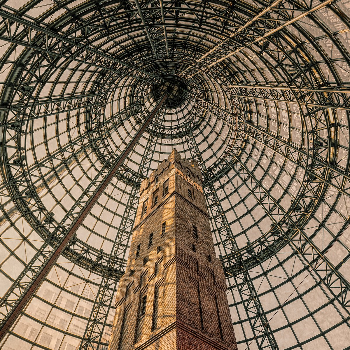 Grunge Shot Tower by Nick Psomiadis