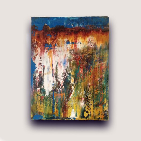 Abstract Painting - Rainbow Rust