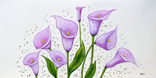 Calla Lilies by Nataliya Stupak