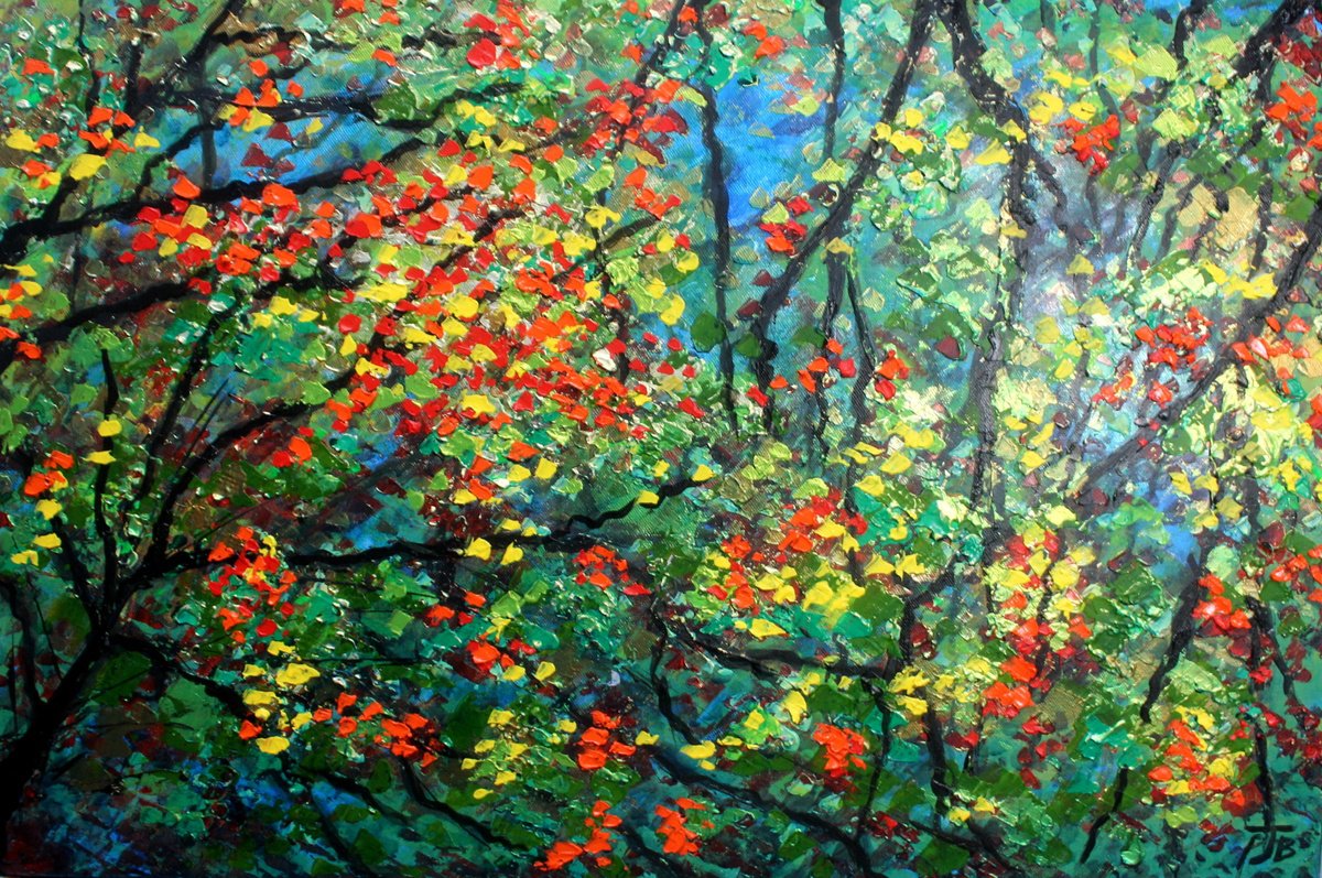  Autumn Remembered By Paul J Best, 30 X 20, Artwork For Sale On Artfinder