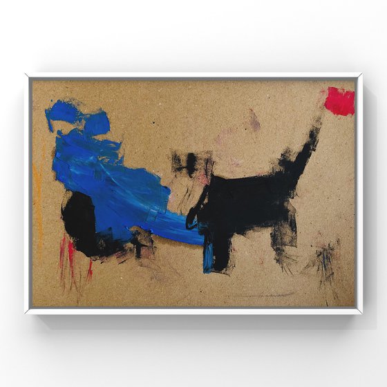Woman and the dog