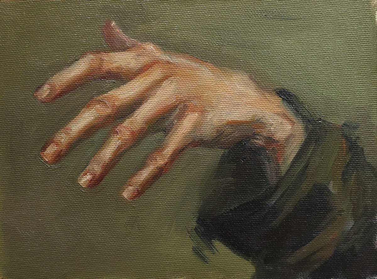 Expressive Oil Painting , Interlude 0426-04 By Artmoods Tp, 9 X 7, Artwork For Sale On Artfinder