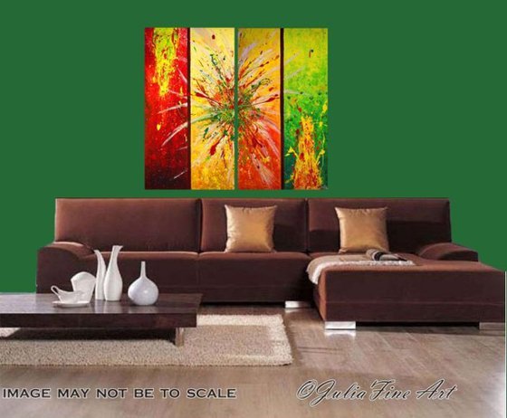 Original Huge Contemporary Hand-painted Acrylic Rich Texture Abstract ...