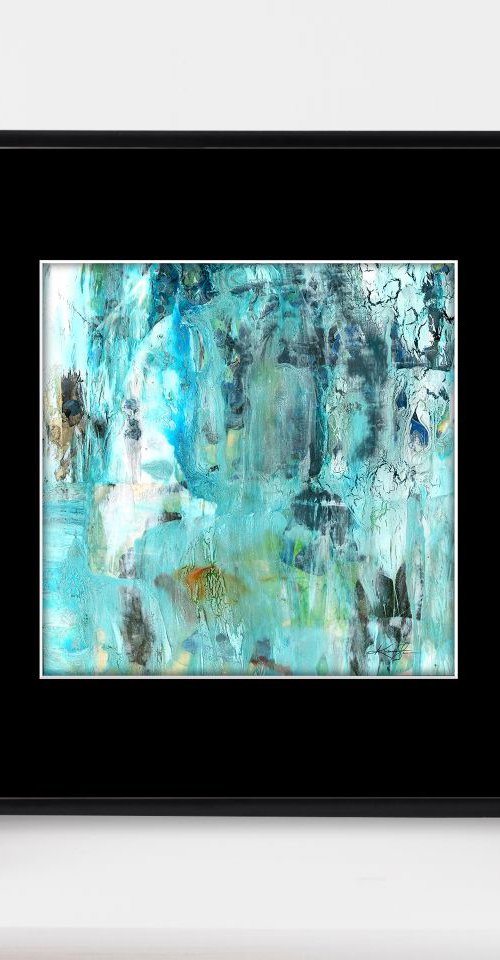 Abstract Dreams 62 - Mixed Media Abstract Painting in mat by Kathy Morton Stanion by Kathy Morton Stanion