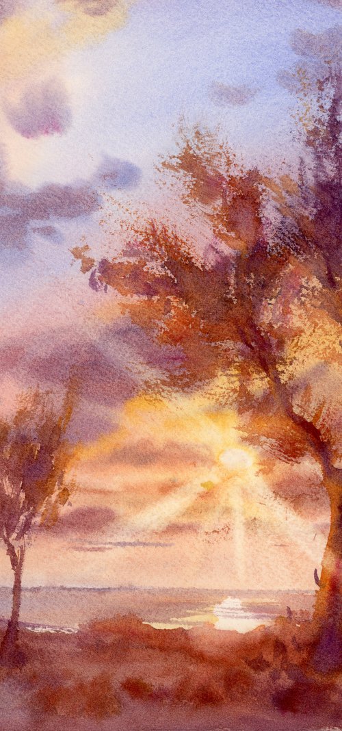 On the road from the beach by Yulia Krasnov