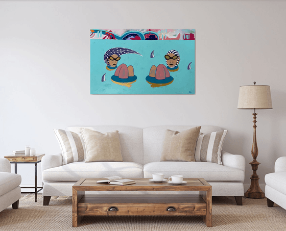 Never alone.  "Swimmers"