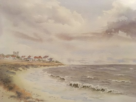 Thorpeness from Aldeburgh beach