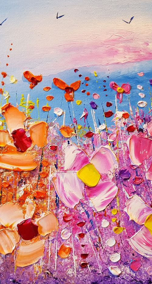 "Wild Meadow Flowers in Love" by Phil Broad