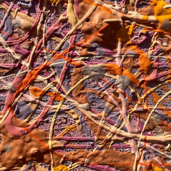 Golden Solace - diptych, framed