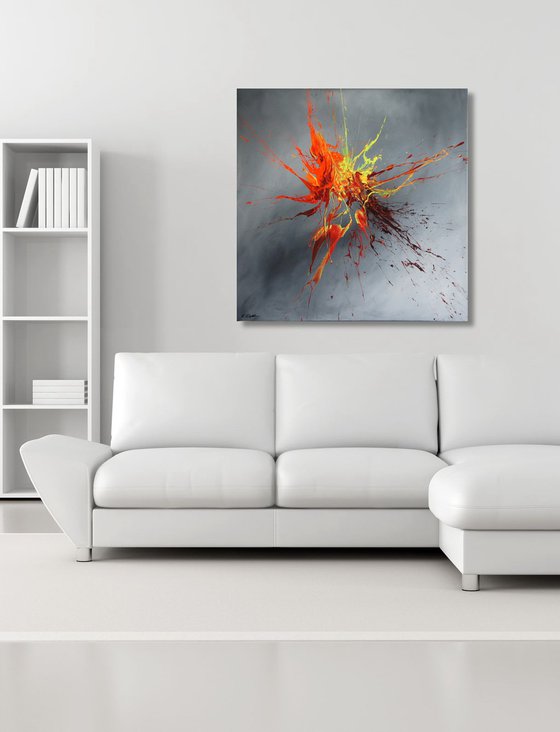 Luminous Bursts IX (Spirits Of Skies 064149) (80 x 80 cm) XXL (32 x 32 inches)