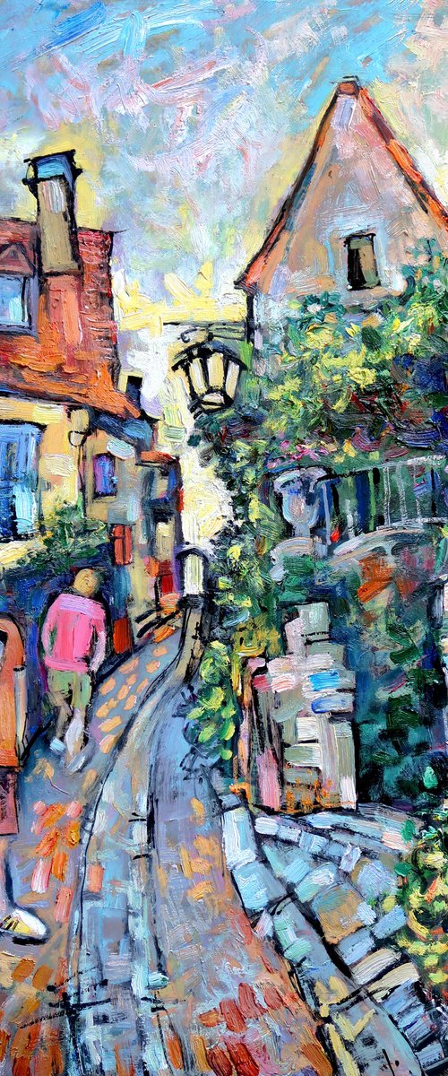 “Strolls Through Beynac-et-Cazenac” by Nikifor Swiristuhin