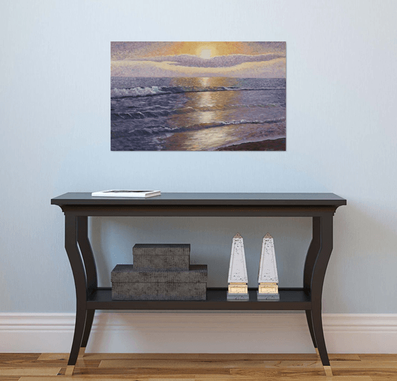 Seascape - Sea dawn in Crete