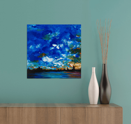 Landscape with a lake