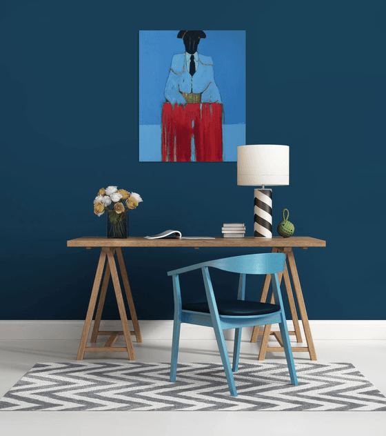Abstract Torero Figure